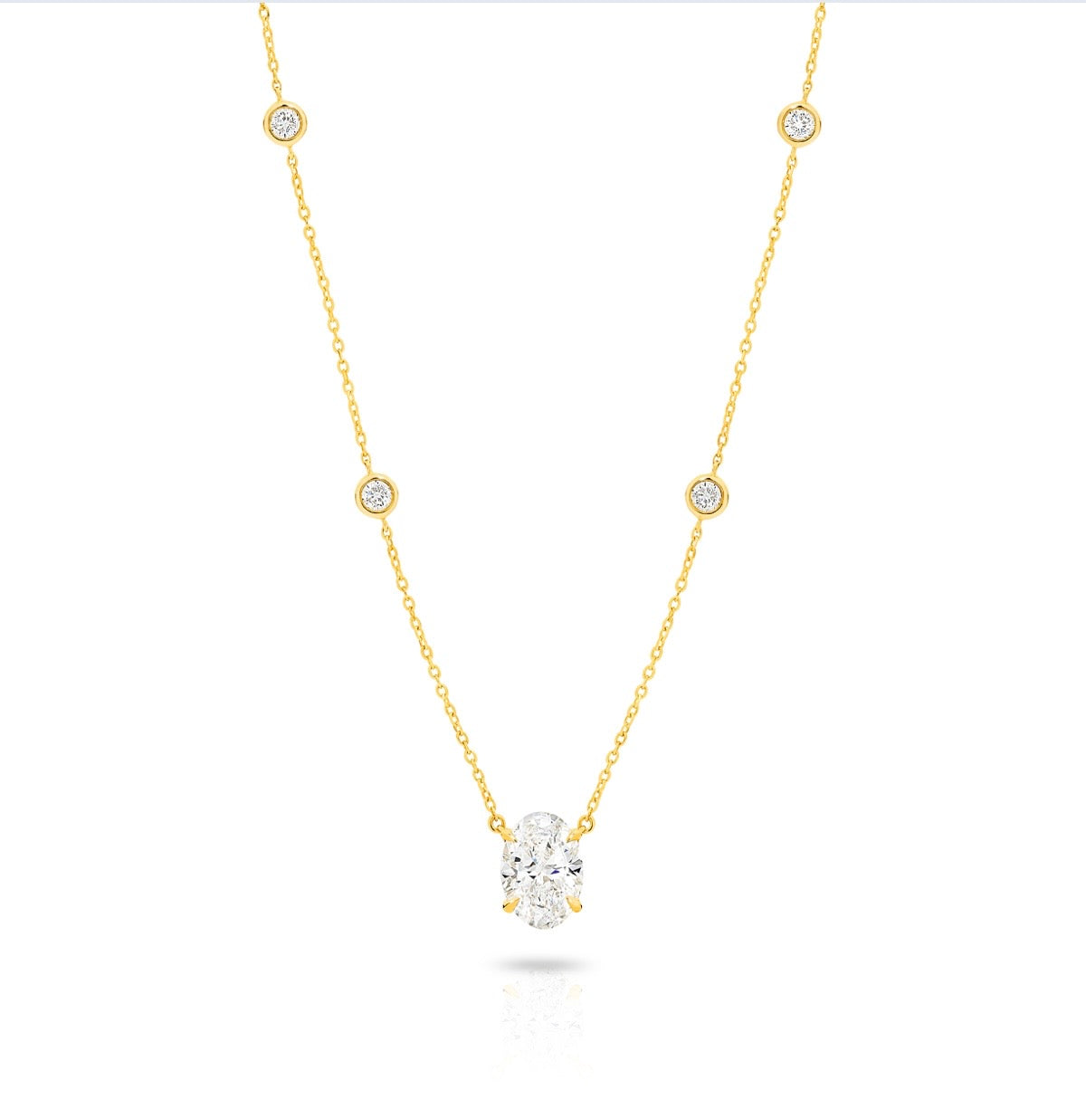 The Celina Necklace - Oval
