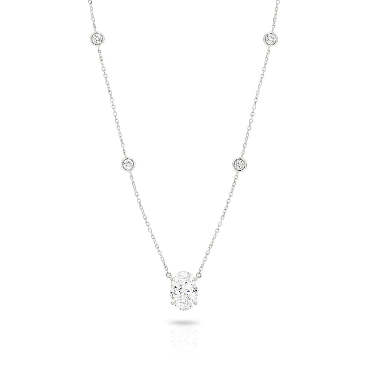 The Celina Necklace - Oval