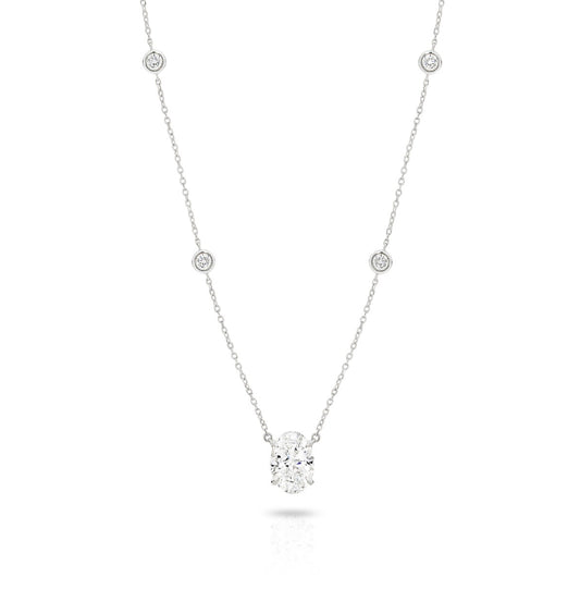The Celina Necklace - Oval