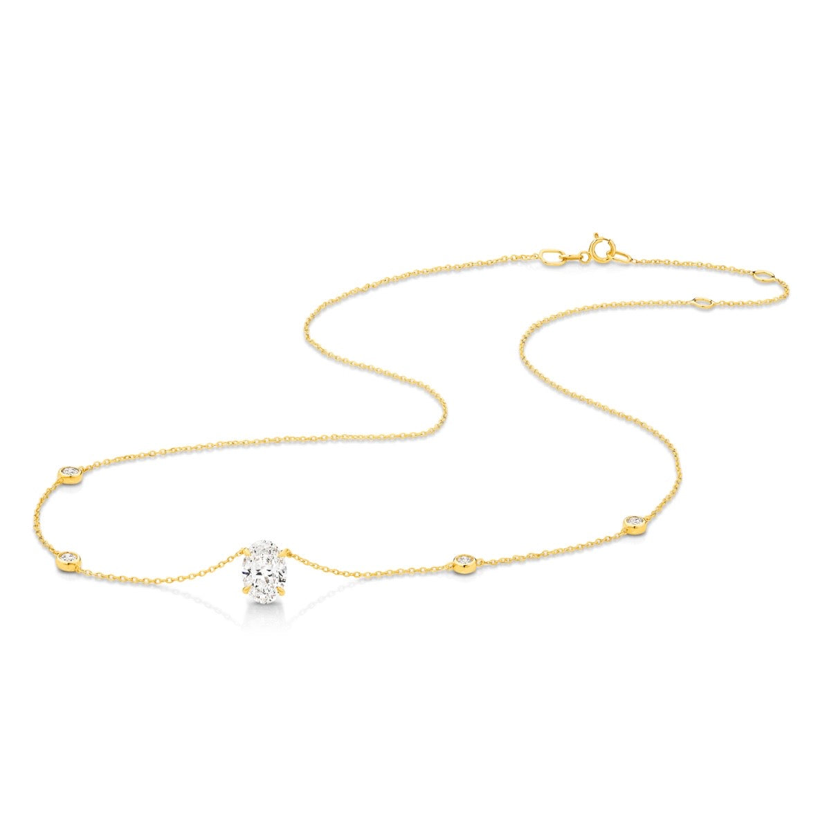 The Celina Necklace - Oval
