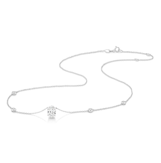 The Celina Necklace - Oval