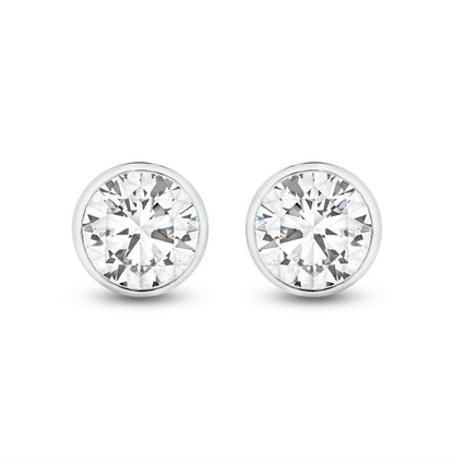 The Elise Studs - Round Cut